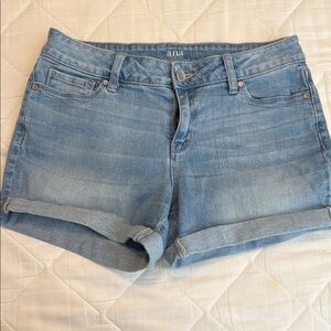 a.n.a Light Blue Casual Denim Shorts